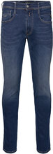 Anbass Trousers Slim Hyperflex Original Bottoms Jeans Slim Blue Replay