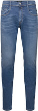 Anbass Trousers Slim Hyperflex Original Bottoms Jeans Slim Blue Replay