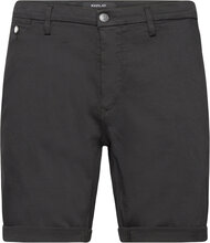 Benni Short Shorts Regular Hyperchino Color Xlite Bottoms Shorts Chinos Shorts Black Replay