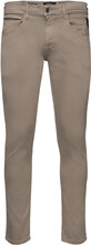 Grover Trousers Straight Hyperflex Colour Xlite Bottoms Jeans Regular Beige Replay
