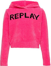 Sweater Hettegenser Genser Rosa Replay*Betinget Tilbud