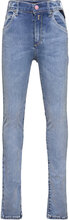 Nellie Trousers Ocean Blue Bottoms Jeans Skinny Jeans Blue Replay