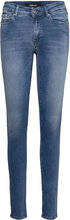Luzien Trousers Skinny High Waist Bottoms Jeans Skinny Blue Replay