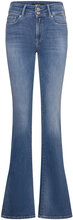Newluz Flare Trousers Flare Bottoms Jeans Flares Blue Replay