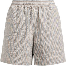 Striped Shorts Pj Bottoms Shorts Casual Shorts Beige Rethinkit