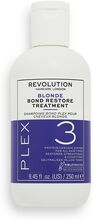 Revolution Haircare Blond Plex 3 Bond Restore Treatment 250Ml Beauty Women Hair Care Color Treatments Nude Revolution Haircare