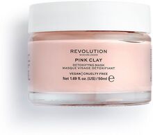 Revolution Skincare Pink Clay Detoxifying Face Mask Beauty Women Skin Care Face Face Masks Detox Mask Nude Revolution Skincare