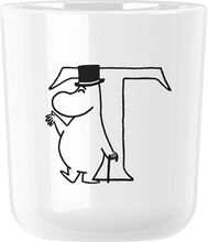 Moomin Abc Krus - T 0.2 L. Home Tableware Cups & Mugs Espresso Cups Hvit RIG-TIG*Betinget Tilbud