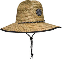 Logo Straw Hat Sport Headwear Hats Beige Rip Curl