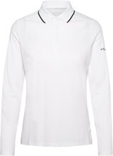 Miriam Long Sleeve Poloshirt Sport Women Women Sports Clothes Sports Tops & T-shirts Sport Polos White Röhnisch