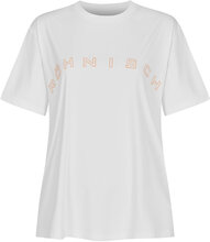 Court Loose Tee Sport T-shirts & Tops Short-sleeved White Röhnisch