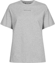 Cotton Melange Tee Sport T-shirts & Tops Short-sleeved Grey Röhnisch