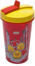 Lego Tumbler With Straw Iconic Boy Home Meal Time Water Bottles Rød LEGO STORAGE*Betinget Tilbud