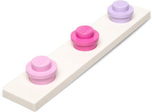 Lego Wall Hanger Rack Home Kids Decor Storage Hooks & Hangers Pink LEGO STORAGE