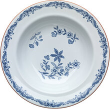 Ostindia Plate Deep 24Cm Home Tableware Plates Deep Plates Blue Rörstrand