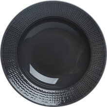 Swedish Grace Plate Deep 25Cm Home Tableware Plates Deep Plates Grey Rörstrand