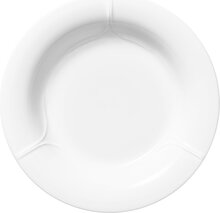 Pli Blanc Plate Deep Home Tableware Plates Deep Plates White Rörstrand