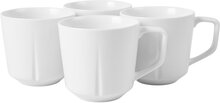 Gc Essentials Krus 30 Cl Hvid 4 Stk. Home Tableware Cups & Mugs Coffee Cups White Rosendahl