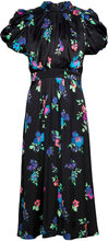 Dress Heavy Satin Dresses Cocktail Dresses Svart ROTATE Birger Christensen*Betinget Tilbud