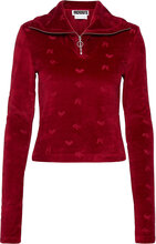 Mona Top Tops Sweatshirts & Hoodies Sweatshirts Red ROTATE Birger Christensen