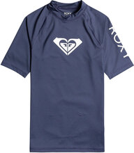 Whole Hearted Ss Tops T-shirts & Tops Short-sleeved Navy Roxy