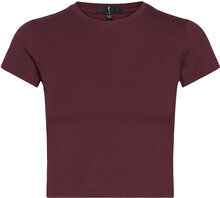 Kelly Top T-shirts & Tops Short-sleeved Burgunder RS Sports*Betinget Tilbud