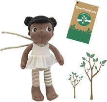 R B Docka -Flora -Mini Ecobuds Toys Dolls & Accessories Dolls Multi/patterned Rubens Barn