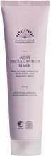 Acai Facial Scrub Mask Beauty WOMEN Skin Care Face Peelings Nude Rudolph Care*Betinget Tilbud