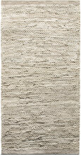 Leather Home Textiles Rugs & Carpets Cotton Rugs & Rag Rugs Beige RUG SOLID