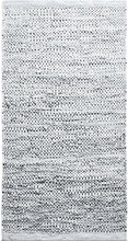 Leather Home Textiles Rugs & Carpets Cotton Rugs & Rag Rugs Grey RUG SOLID