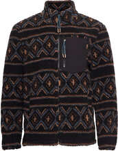 Printed Fleece Tops Sweatshirts & Hoodies Fleeces & Midlayers Multi/patterned Revolution