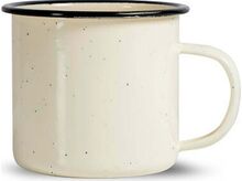 Doris Emaljmugg Home Tableware Cups & Mugs Coffee Cups Beige Sagaform