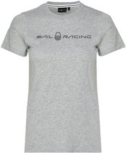 W Gale Tee Sport T-shirts & Tops Short-sleeved Grey Sail Racing