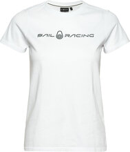 W Gale Tee T-shirts & Tops Short-sleeved Hvit Sail Racing*Betinget Tilbud