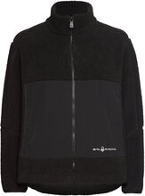 W Gale Pile Zip Jacket Sport Sweatshirts & Hoodies Fleeces & Midlayers Black Sail Racing