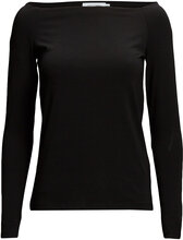 Nana Ls 265 Tops T-shirts & Tops Long-sleeved Black Samsøe Samsøe