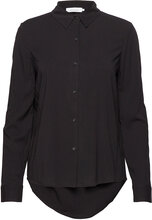 Milly Np Shirt 9942 Tops Shirts Long-sleeved Black Samsøe Samsøe