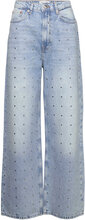 Shelly Jeans Studs 14606 Bottoms Jeans Wide Blue Samsøe Samsøe