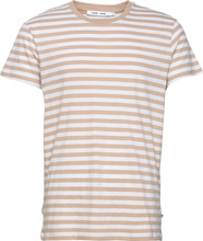 Patrick O-N Ss 10379 T-shirts Short-sleeved Beige Samsøe Samsøe*Betinget Tilbud