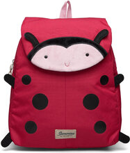 Happy Sammies Backpack S+ Ladybug Lally Accessories Bags Backpacks Rosa Samsonite*Betinget Tilbud