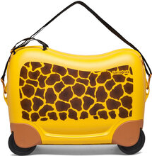 Dream2Go Ride-On Suitecase Giraffe. G Accessories Bags Travel Bags Yellow Samsonite