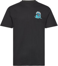 Screaming Wave T-Shirt Tops T-shirts Short-sleeved Black Santa Cruz
