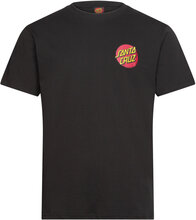 Classic Dot Chest T-Shirt Tops T-shirts Short-sleeved Black Santa Cruz