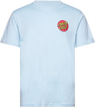 Classic Dot Chest T-Shirt Tops T-shirts Short-sleeved Blue Santa Cruz