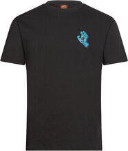 Screaming Hand Chest T-Shirt Tops T-Kortærmet Skjorte Black Santa Cruz