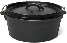 Satake Outdoor Dutch Oven Home Kitchen Pots & Pans Saucepans Black Satake