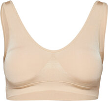 Bustier Lingerie Bras & Tops Soft Bras Tank Top Bras Beige Schiesser*Betinget Tilbud