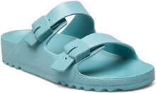 Sl Bahia Sage Shoes Summer Shoes Flat Sandals Blå Scholl*Betinget Tilbud