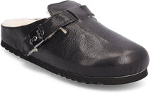 Sl Grace Leather Black Shoes Clogs Black Scholl