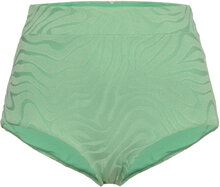 Second Wave High Waisted Pant Swimwear Bikinis Bikini Bottoms High Waist Bikinis Green Seafolly